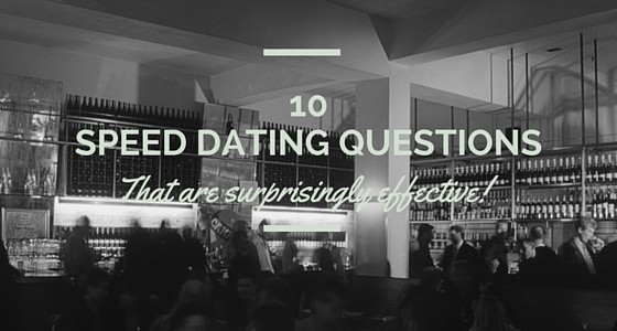 speed dating questions